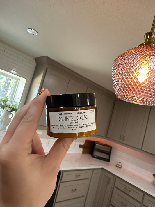 Sunblock. // (Tallow Based Non-Toxic)