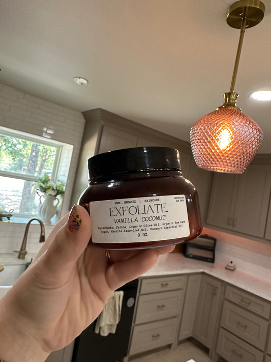 Exfoliate. // (Tallow Based Sugar Scrub)